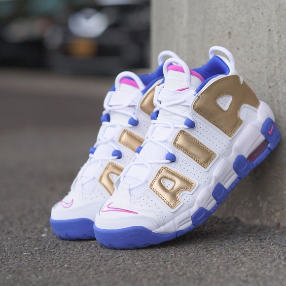 Nike Other - Nike Air More Uptempo GS Fuchsia Blast White Gold